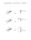 Flip-up and down glasses including a spring-loaded cam-hinge mechanism diagram and image