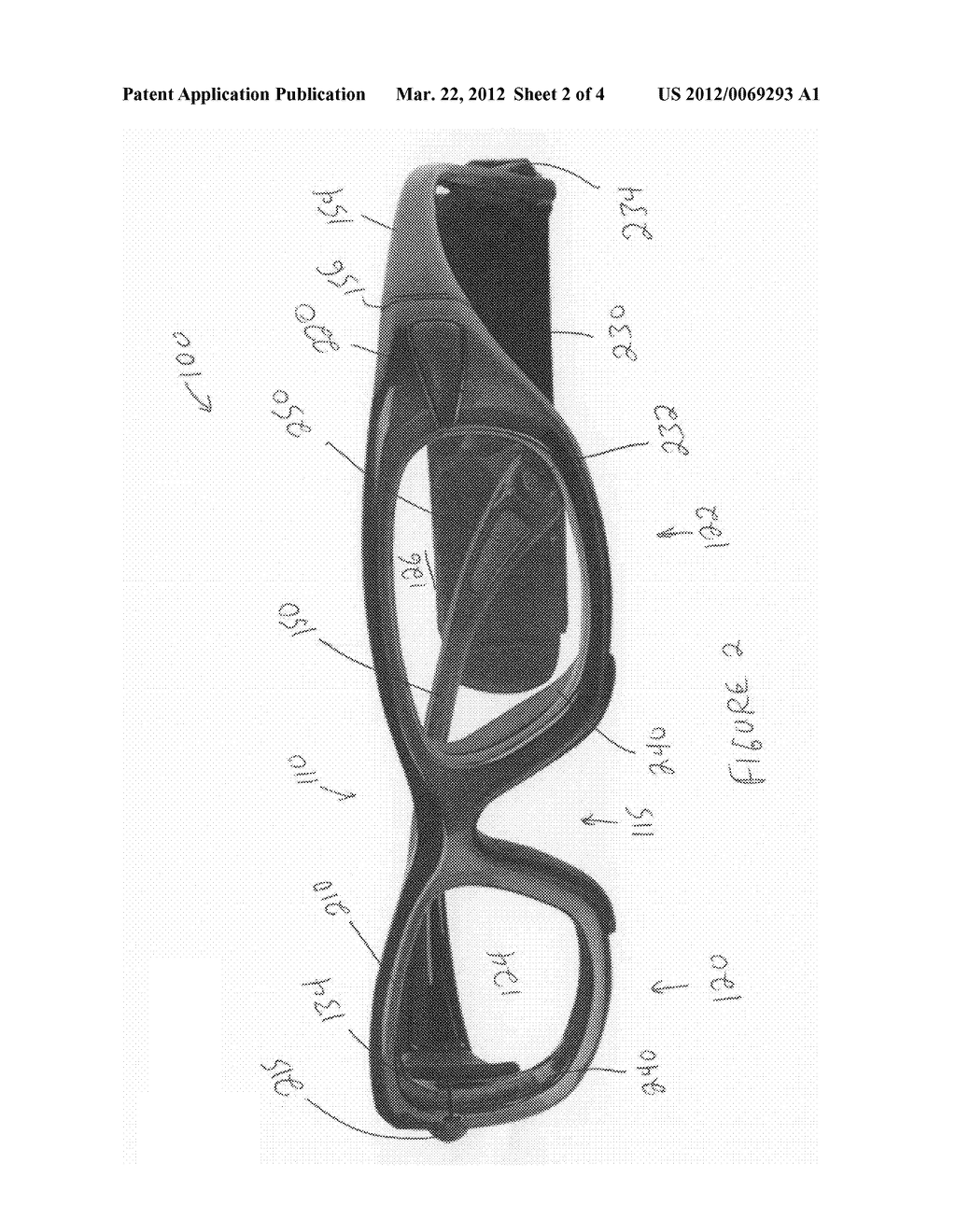 EYEGLASS FRAME, EYEWEAR, AND AN EYEWEAR ASSEMBLY METHOD - diagram, schematic, and image 03