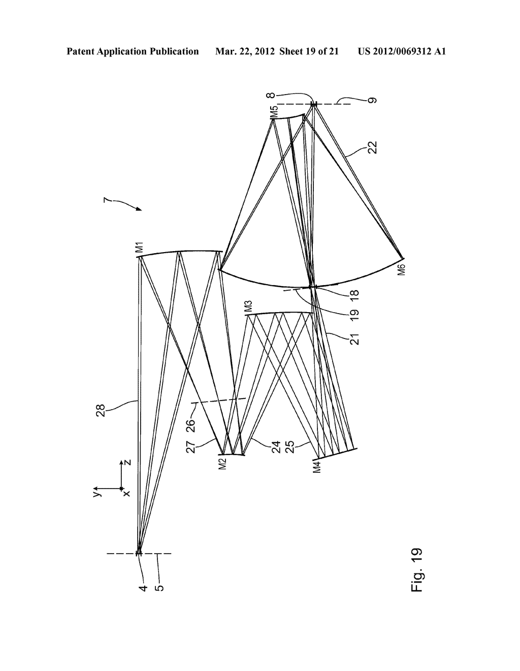 IMAGING OPTICAL SYSTEM AND PROJECTION EXPOSURE INSTALLATION FOR     MICROLITHOGRAPHY WITH AN IMAGING OPTICAL SYSTEM OF THIS TYPE - diagram, schematic, and image 20