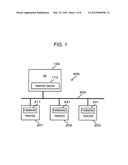 PRINTING SYSTEM AND INFORMATION PROCESSING APPARATUS diagram and image