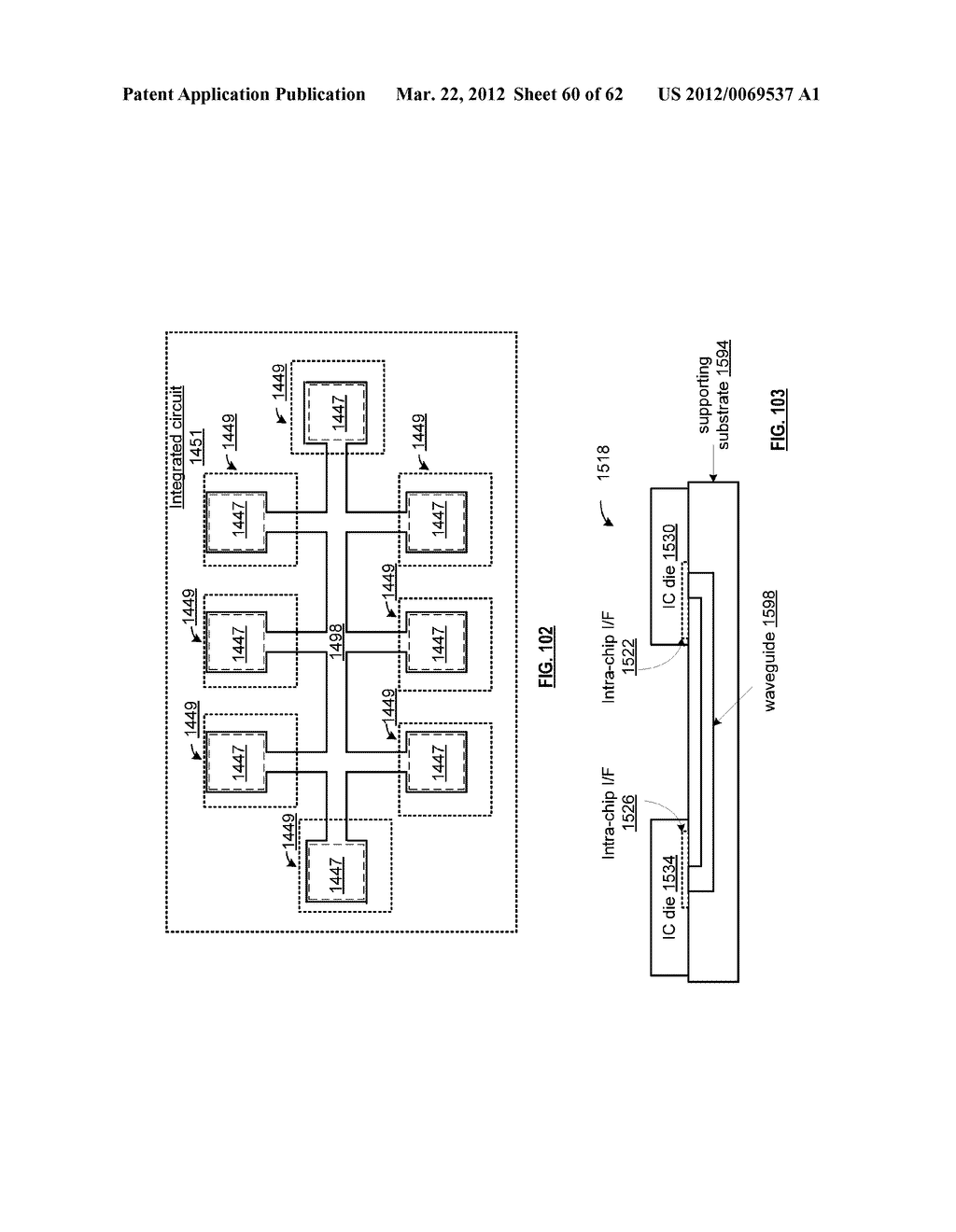 INTEGRATED CIRCUIT WITH INTRA-CHIP CLOCK INTERFACE AND METHODS FOR USE     THEREWITH - diagram, schematic, and image 61