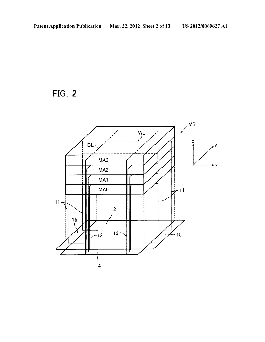 NONVOLATILE SEMICONDUCTOR MEMORY DEVICE - diagram, schematic, and image 03