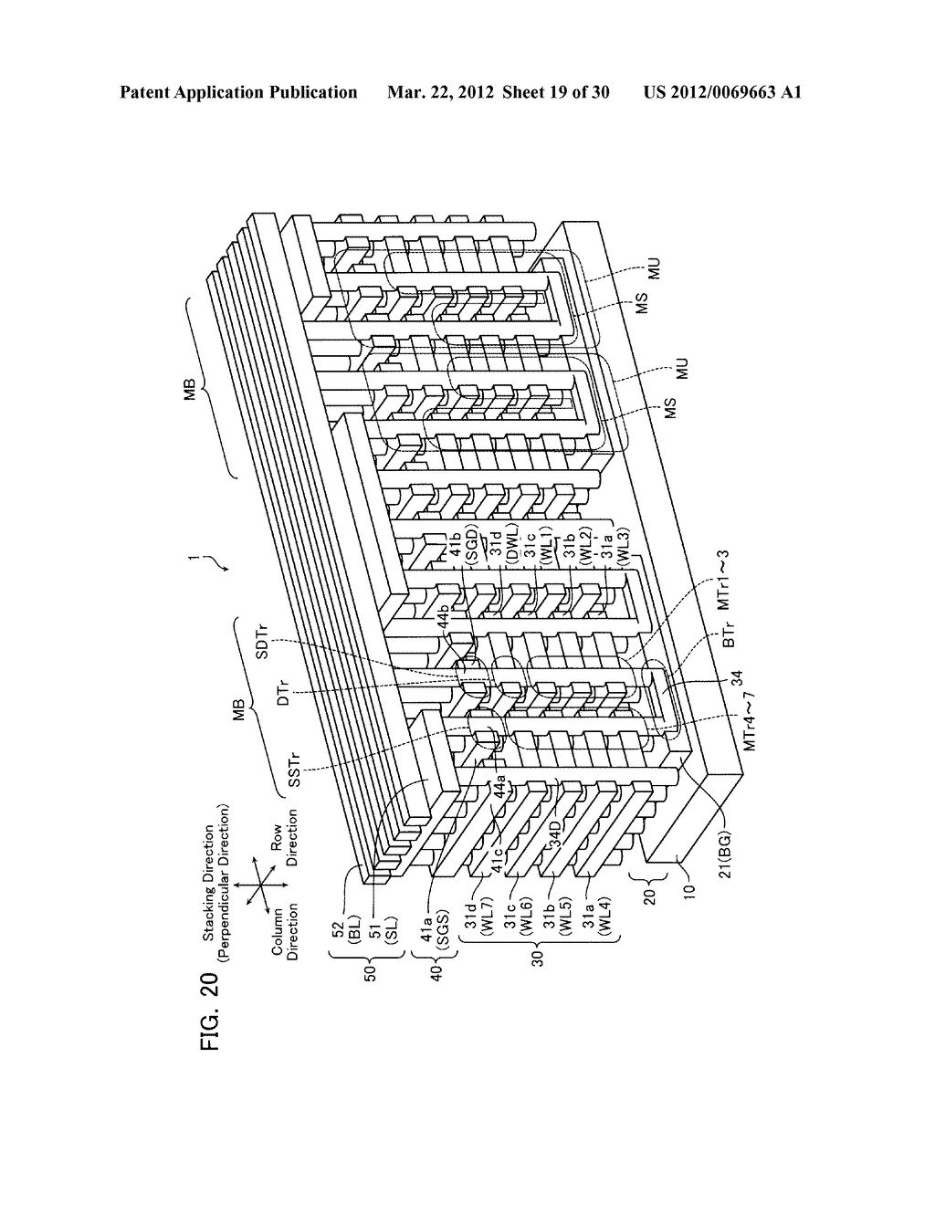 NONVOLATILE SEMICONDUCTOR MEMORY DEVICE - diagram, schematic, and image 20