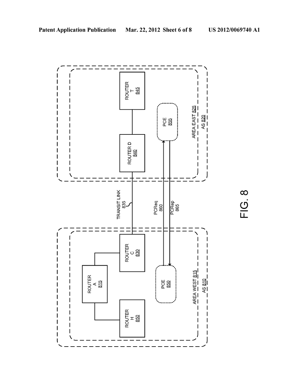 Relayed CSPF Computation for Multiple Areas and Multiple Autonomous     Systems - diagram, schematic, and image 07