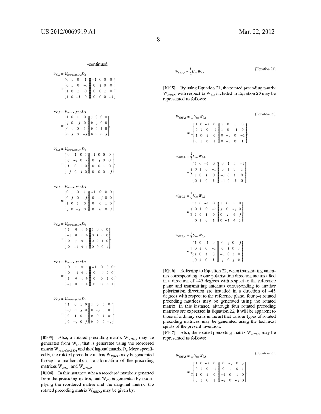 CODEBOOK GENERATING METHOD AND APPARATUS FOR GENERATING A CODEBOOK FOR     MULTI-POLARIZED MULTIPLE-INPUT MULTIPLE-OUTPUT (MIMO) SYSTEMS - diagram, schematic, and image 14