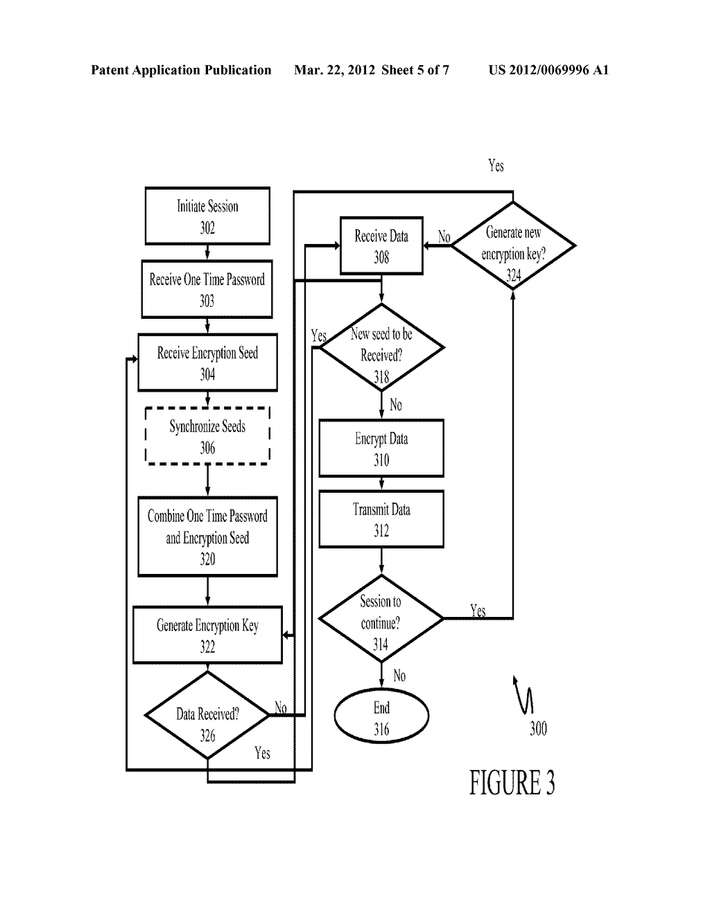 SYSTEM AND METHOD FOR ENCRYPTING TRAFFIC ON A NETWORK - diagram, schematic, and image 06