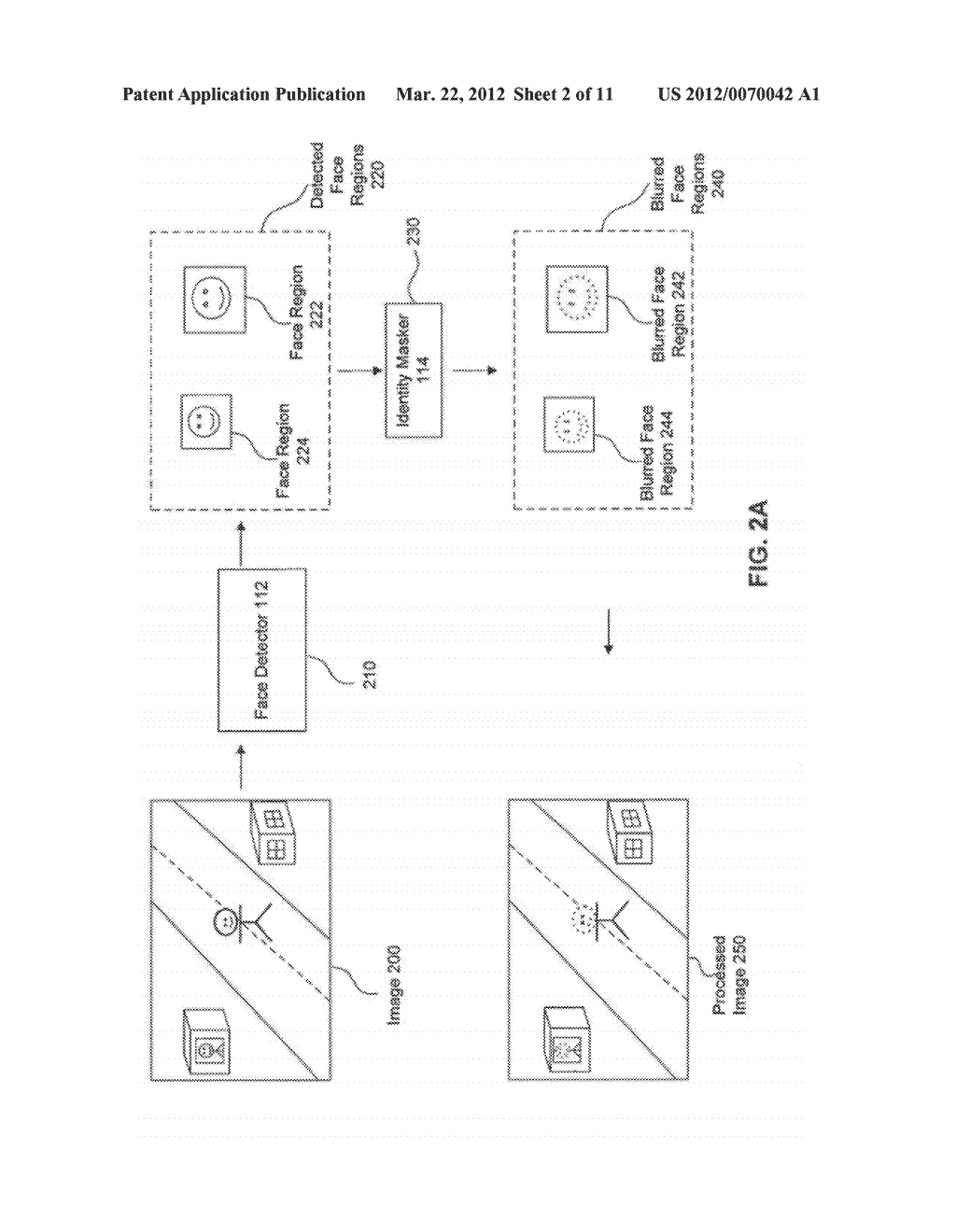 Automatic Face Detection and Identity Masking In Images, and Applications     Thereof - diagram, schematic, and image 03