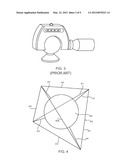 PIVOTING BALL MOUNT HAVING FOUR EQUALLY SPACED CONTACT POINTS diagram and image