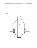 Process and device for separating liquid from a multiphase mixture diagram and image