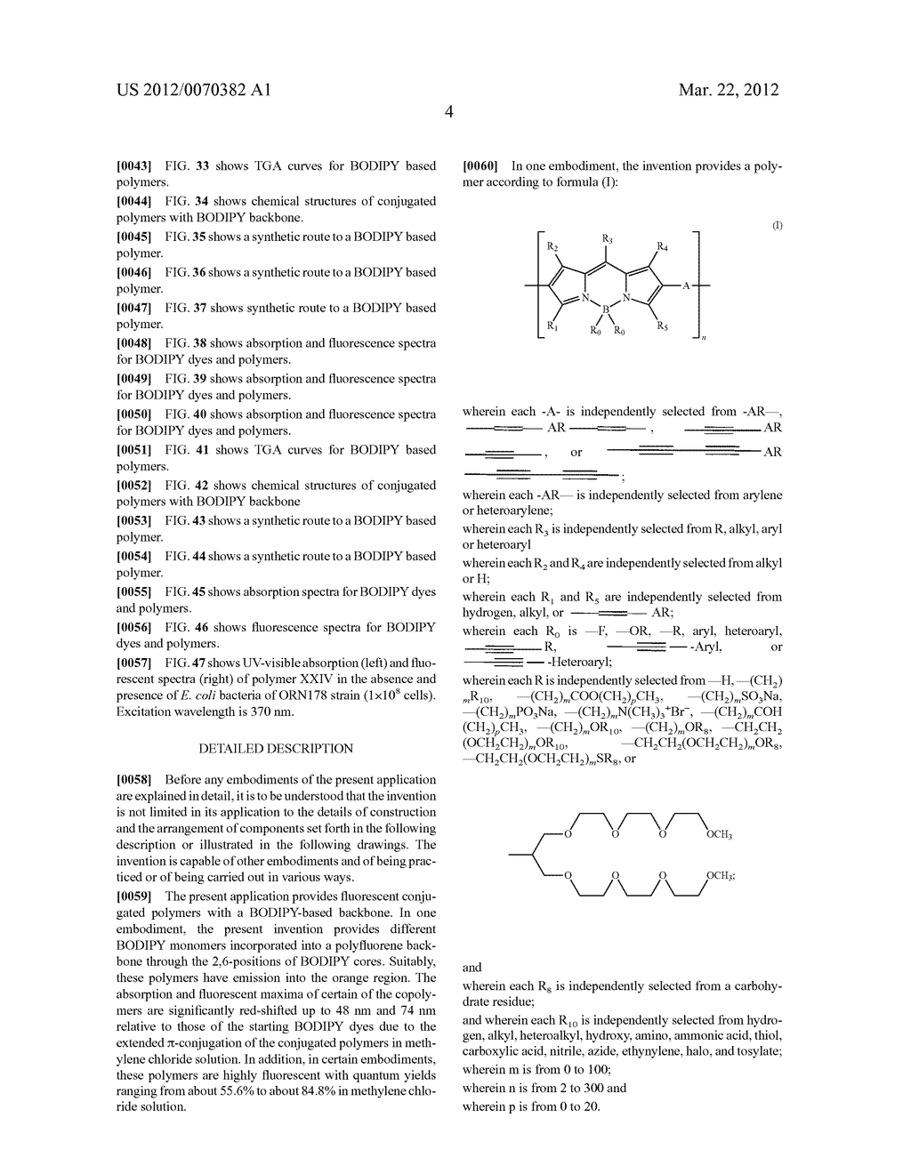 FLUORESCENT CONJUGATED POLYMERS WITH A BODIPY-BASED BACKBONE AND USES     THEREOF - diagram, schematic, and image 57