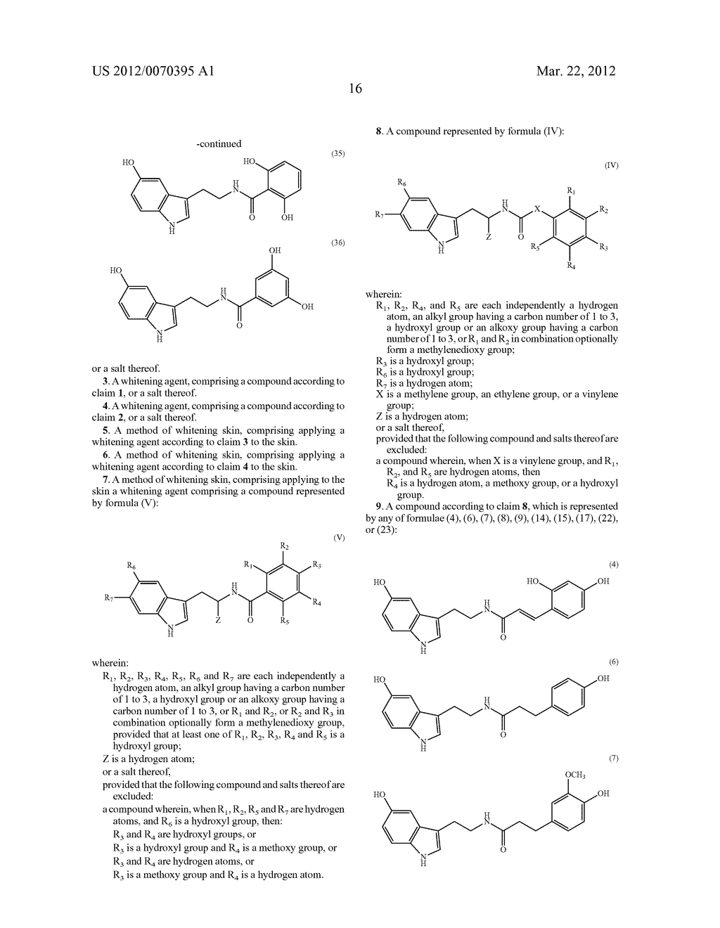 NOVEL AMIDE DERIVATIVE AND WHITENING AGENT - diagram, schematic, and image 22