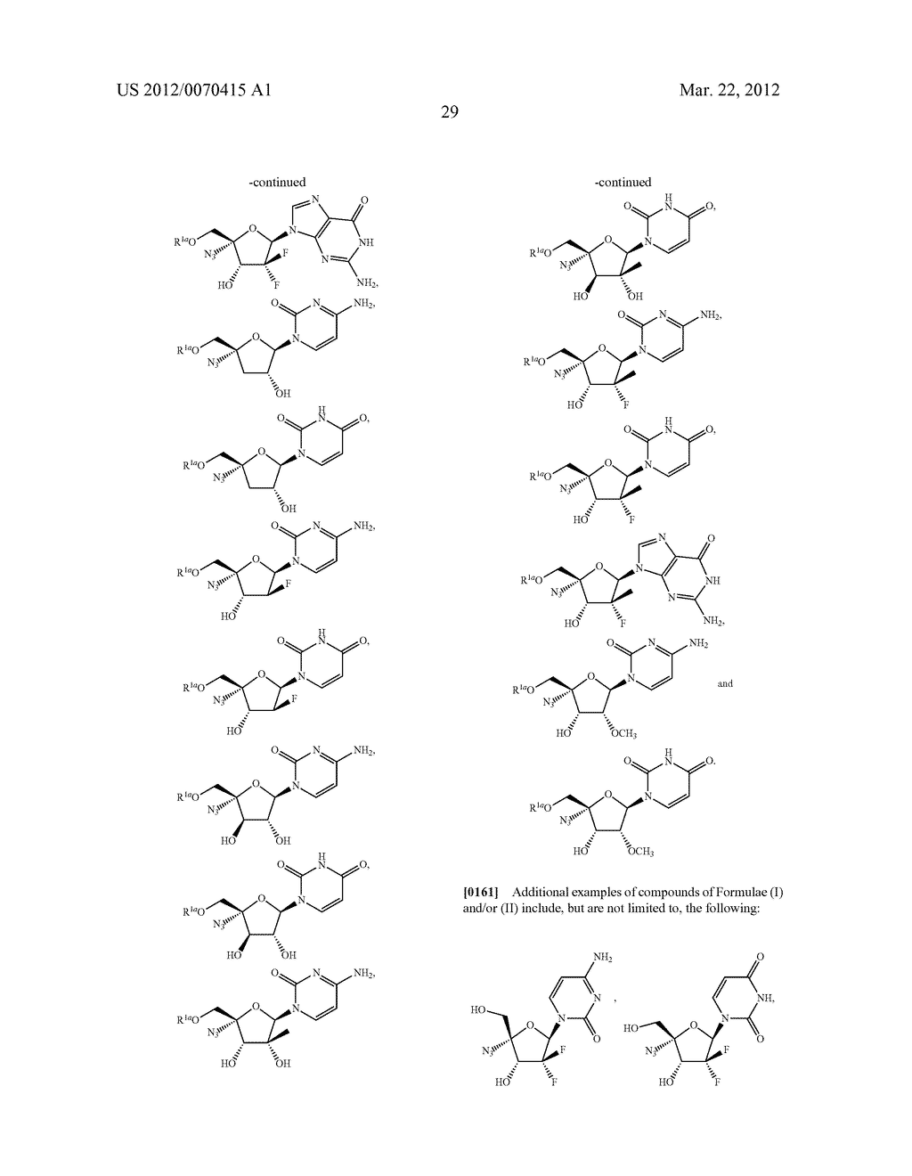 AZIDO NUCLEOSIDES AND NUCLEOTIDE ANALOGS - diagram, schematic, and image 31