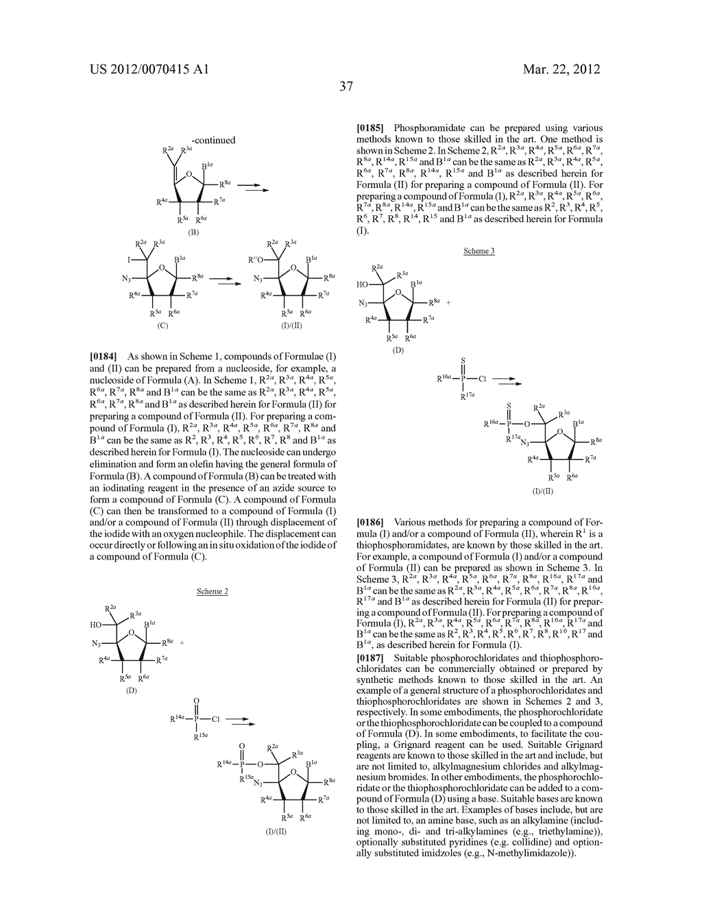 AZIDO NUCLEOSIDES AND NUCLEOTIDE ANALOGS - diagram, schematic, and image 39