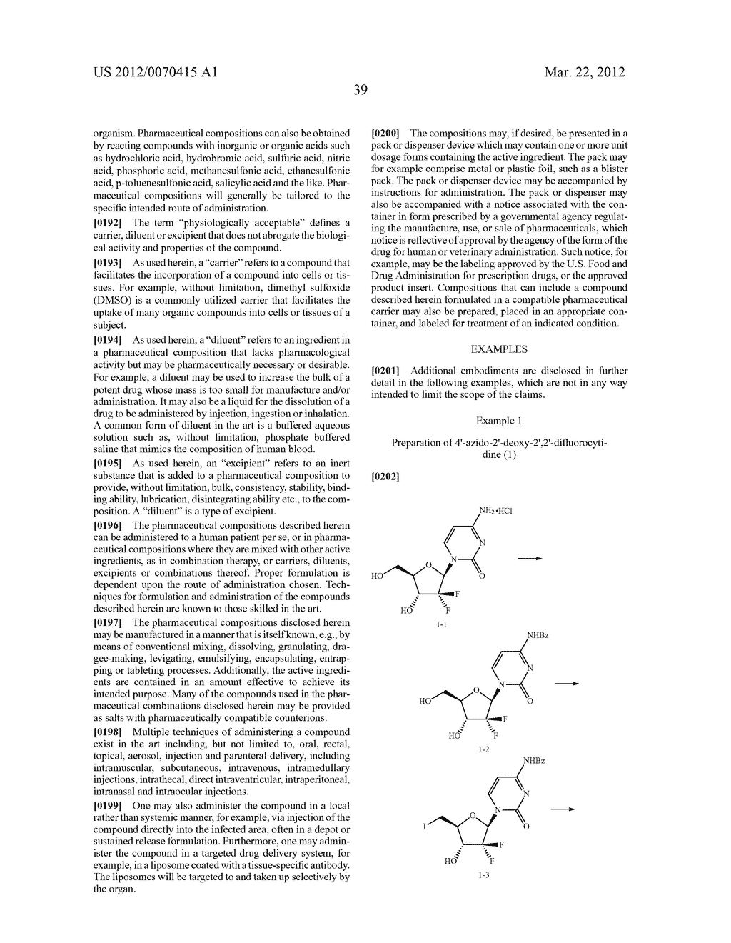 AZIDO NUCLEOSIDES AND NUCLEOTIDE ANALOGS - diagram, schematic, and image 41