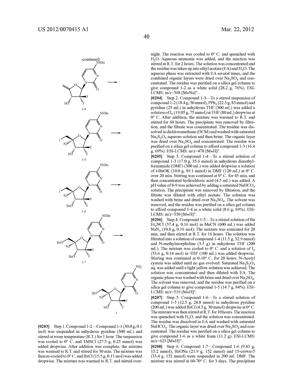 AZIDO NUCLEOSIDES AND NUCLEOTIDE ANALOGS - diagram, schematic, and image 42