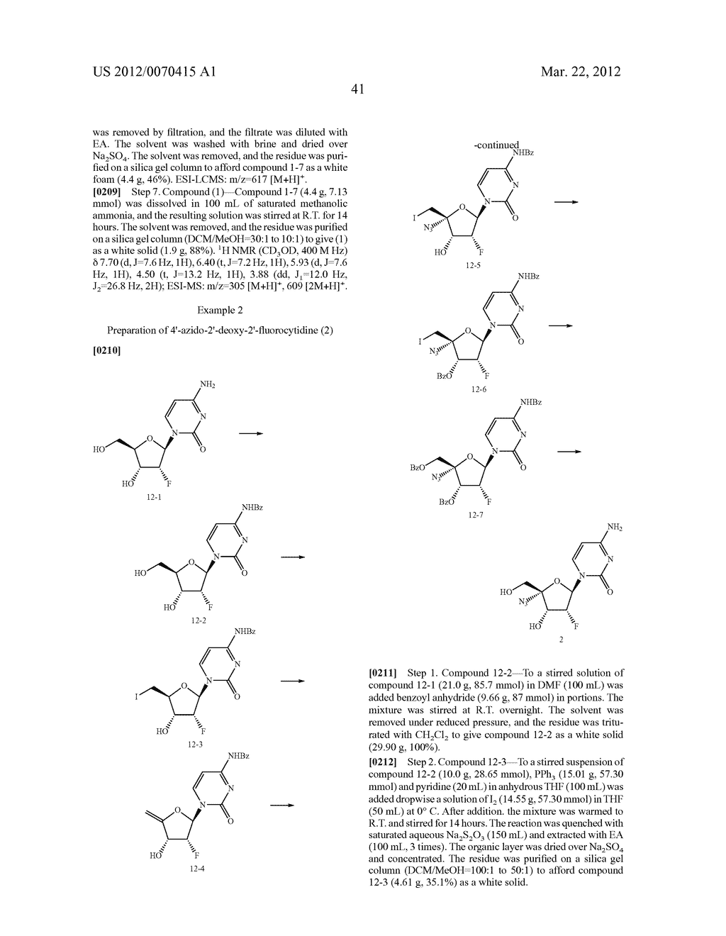 AZIDO NUCLEOSIDES AND NUCLEOTIDE ANALOGS - diagram, schematic, and image 43