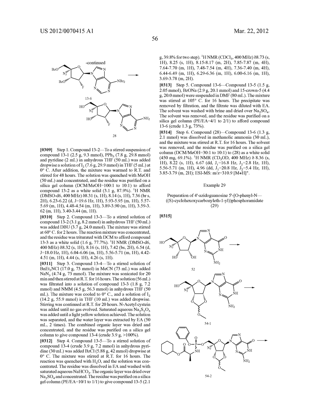 AZIDO NUCLEOSIDES AND NUCLEOTIDE ANALOGS - diagram, schematic, and image 58