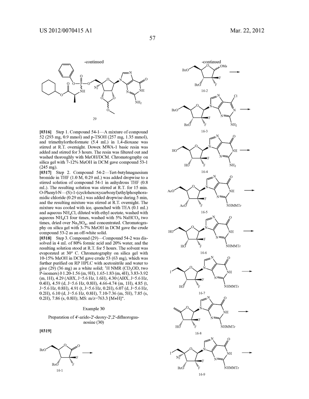 AZIDO NUCLEOSIDES AND NUCLEOTIDE ANALOGS - diagram, schematic, and image 59