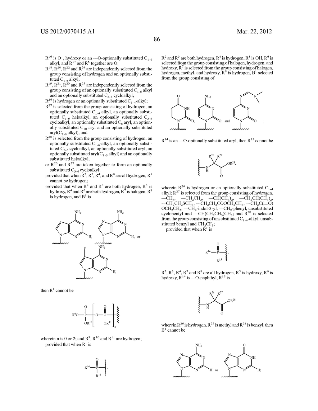 AZIDO NUCLEOSIDES AND NUCLEOTIDE ANALOGS - diagram, schematic, and image 88