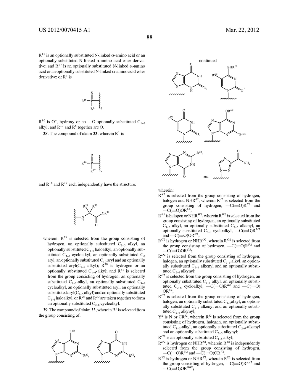 AZIDO NUCLEOSIDES AND NUCLEOTIDE ANALOGS - diagram, schematic, and image 90