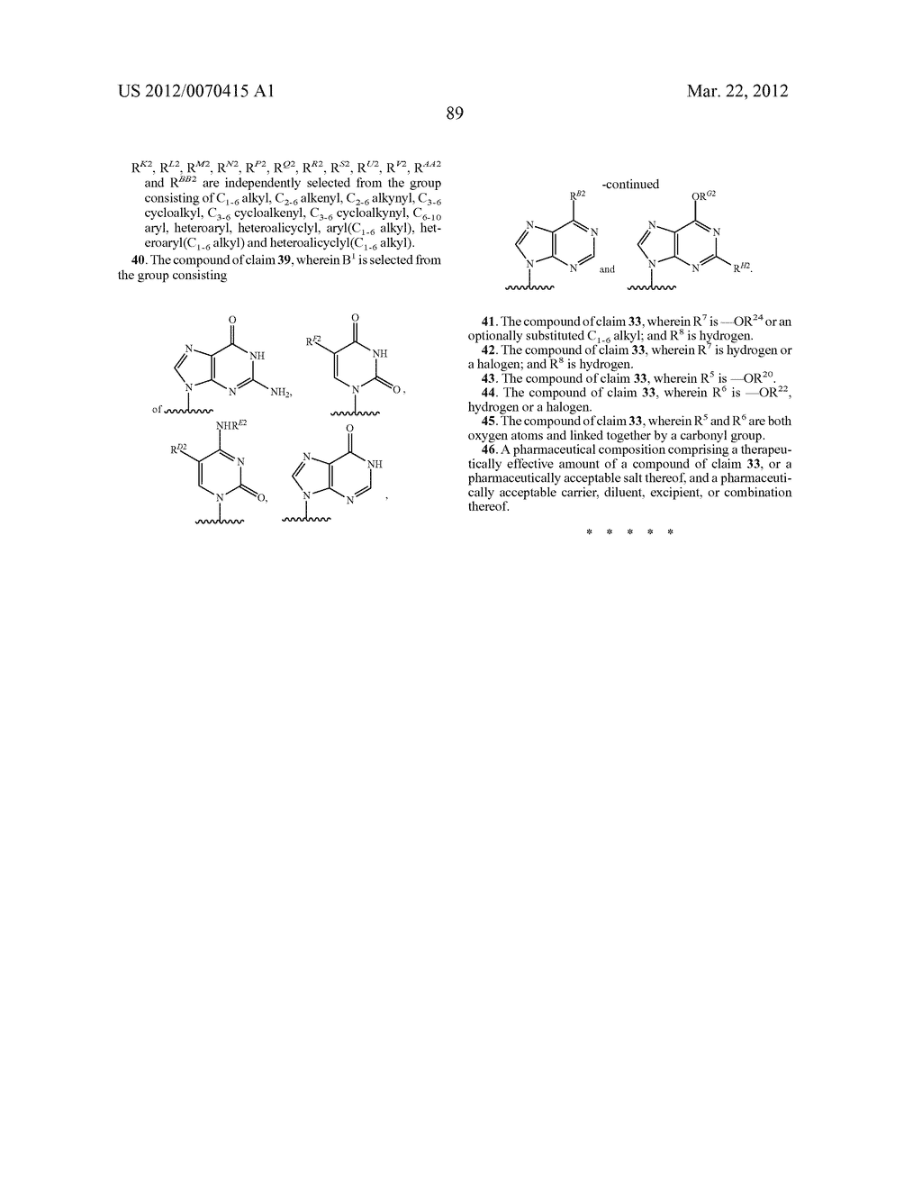 AZIDO NUCLEOSIDES AND NUCLEOTIDE ANALOGS - diagram, schematic, and image 91