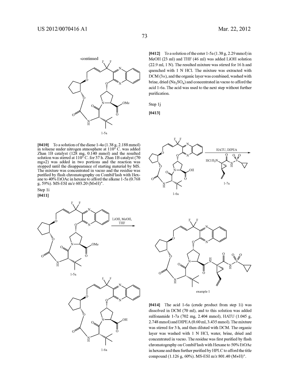Macrocyclic Proline Derived HCV Serine Protease Inhibitors - diagram, schematic, and image 74