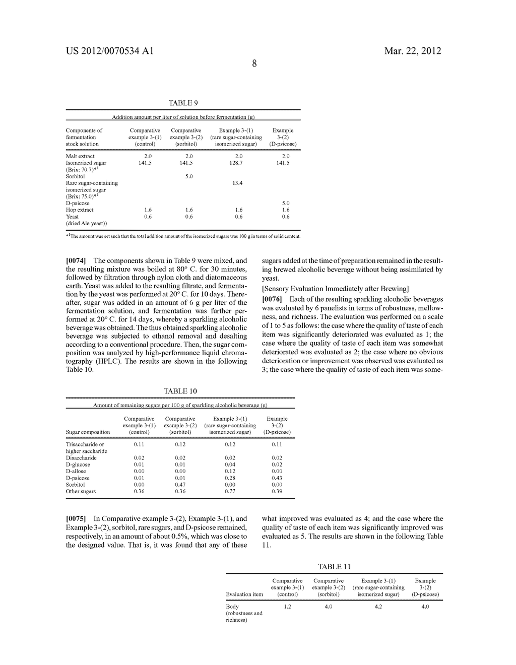 ALCOHOLIC BEVERAGE AND BEER-FLAVORED BEVERAGE EACH HAVING IMPROVED QUALITY     OF TASTE AND METHOD OF PRODUCING THE SAME - diagram, schematic, and image 09