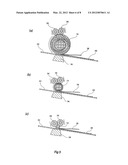 METHOD AND APPARATUS FOR REMOVING SHEETS OF FIBRES FROM BANANA PLANTS FOR     THE PRODUCTION OF PAPER PRODUCTS diagram and image