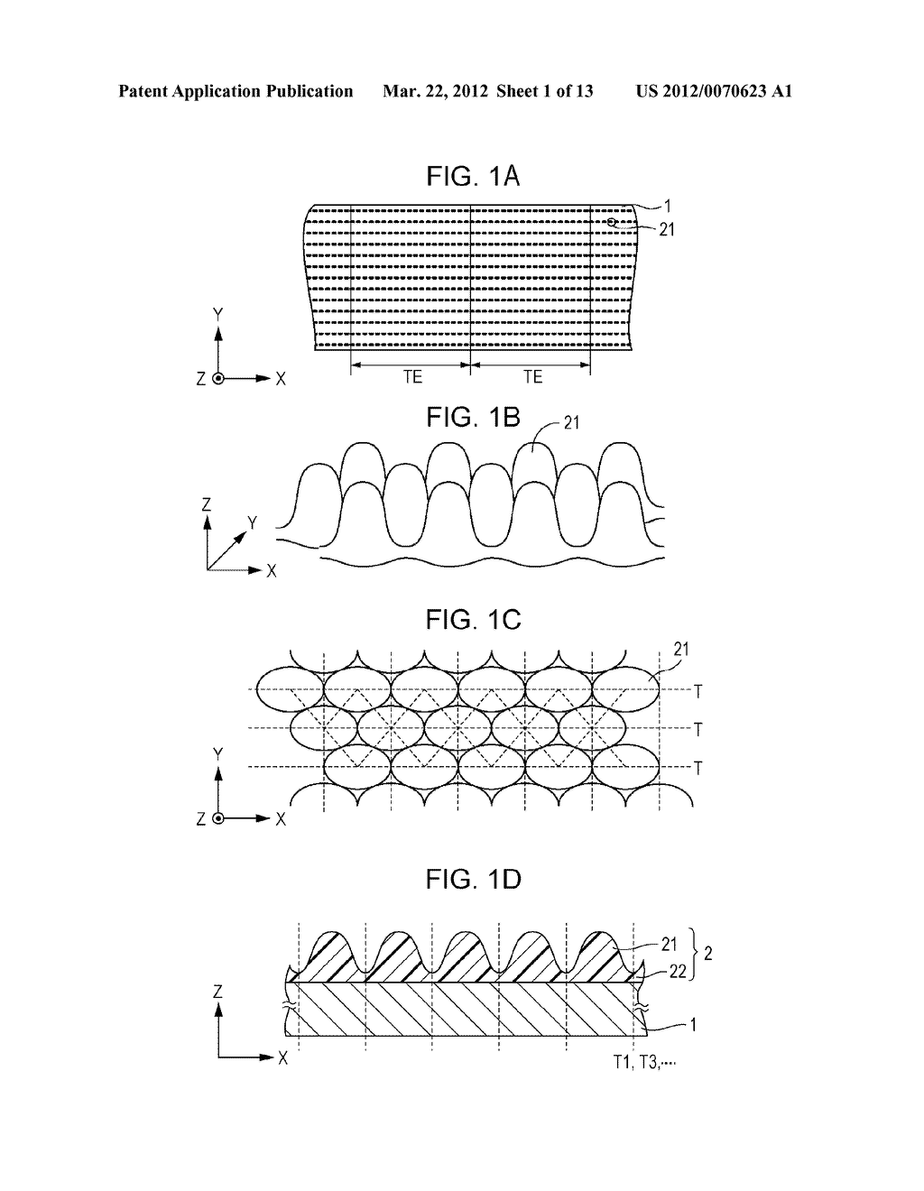 MANUFACTURING METHOD OF LAMINATED BODY, STAMPER, TRANSFER DEVICE,     LAMINATED BODY, MOLDING ELEMENT, AND OPTICAL ELEMENT - diagram, schematic, and image 02