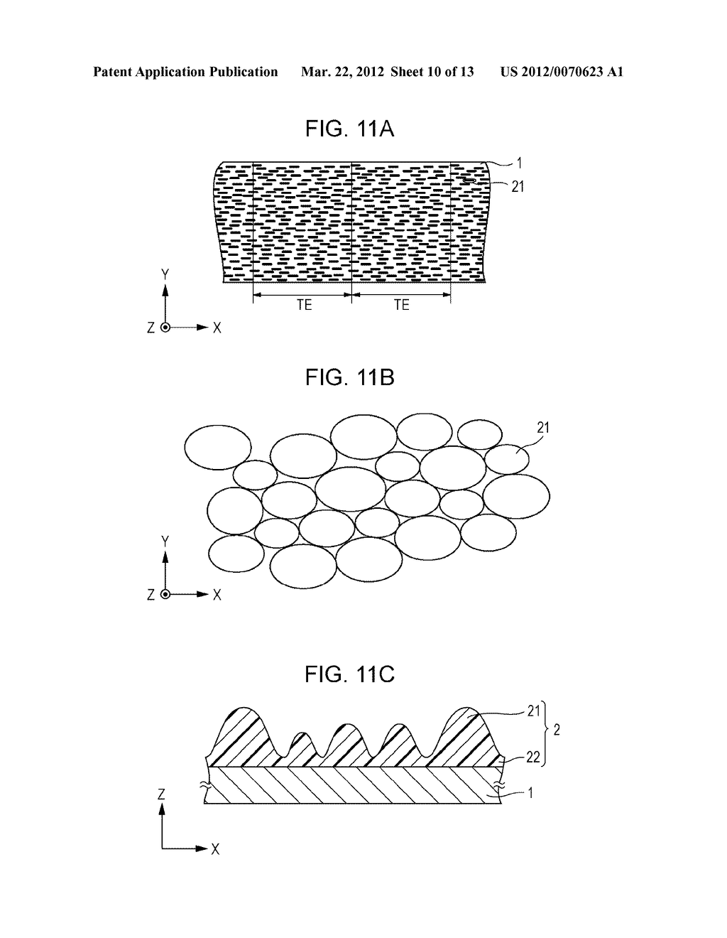 MANUFACTURING METHOD OF LAMINATED BODY, STAMPER, TRANSFER DEVICE,     LAMINATED BODY, MOLDING ELEMENT, AND OPTICAL ELEMENT - diagram, schematic, and image 11