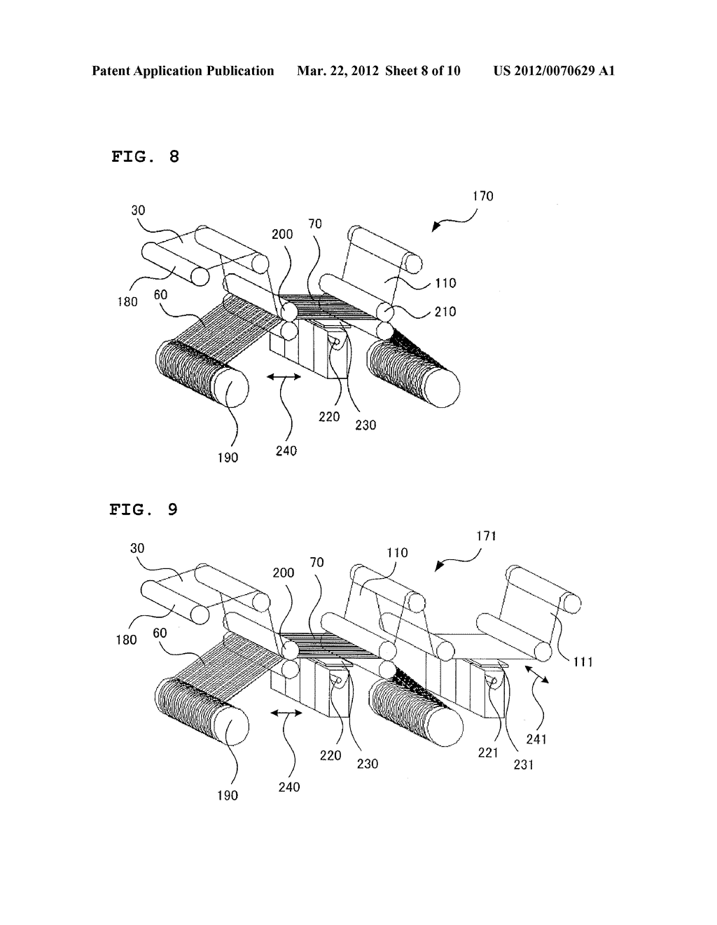 METHOD FOR PRODUCING OPTICAL ORIENTATION FILM, METHOD FOR PRODUCING     RETARDATION FILM, SYSTEM FOR PRODUCING OPTICAL ORIENTATION FILM, OPTICAL     ORIENTATION FILM AND RETARDATION FILM - diagram, schematic, and image 09