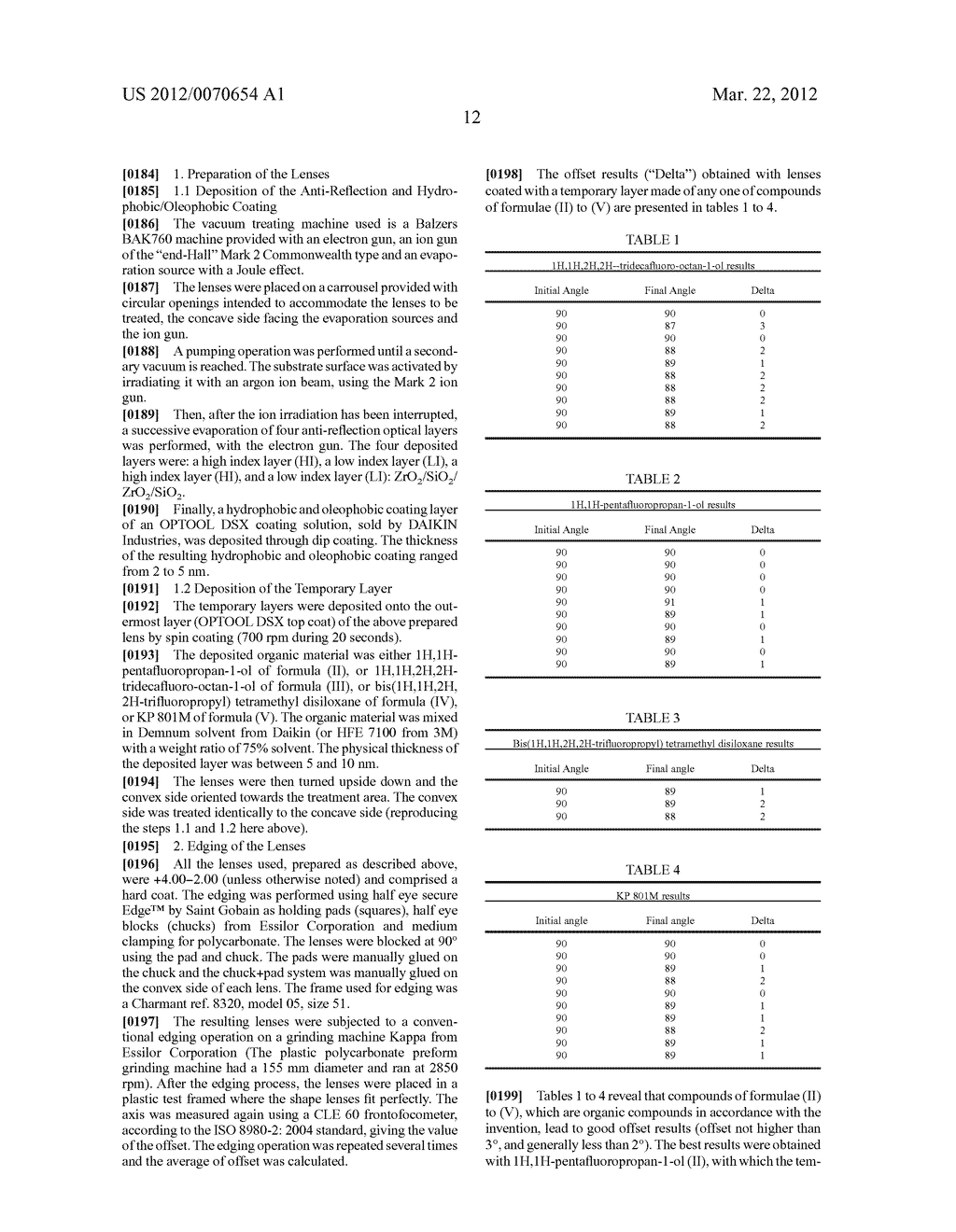 Method For Improving The Edging Of An Optical Article By Providing A     Temporary Layer Of An Organic Matter - diagram, schematic, and image 13