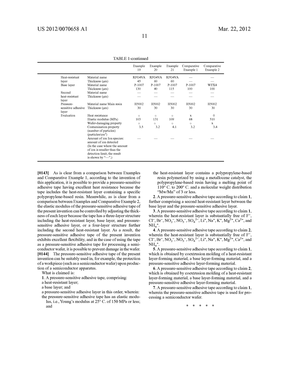 PRESSURE-SENSITIVE ADHESIVE TAPE - diagram, schematic, and image 13