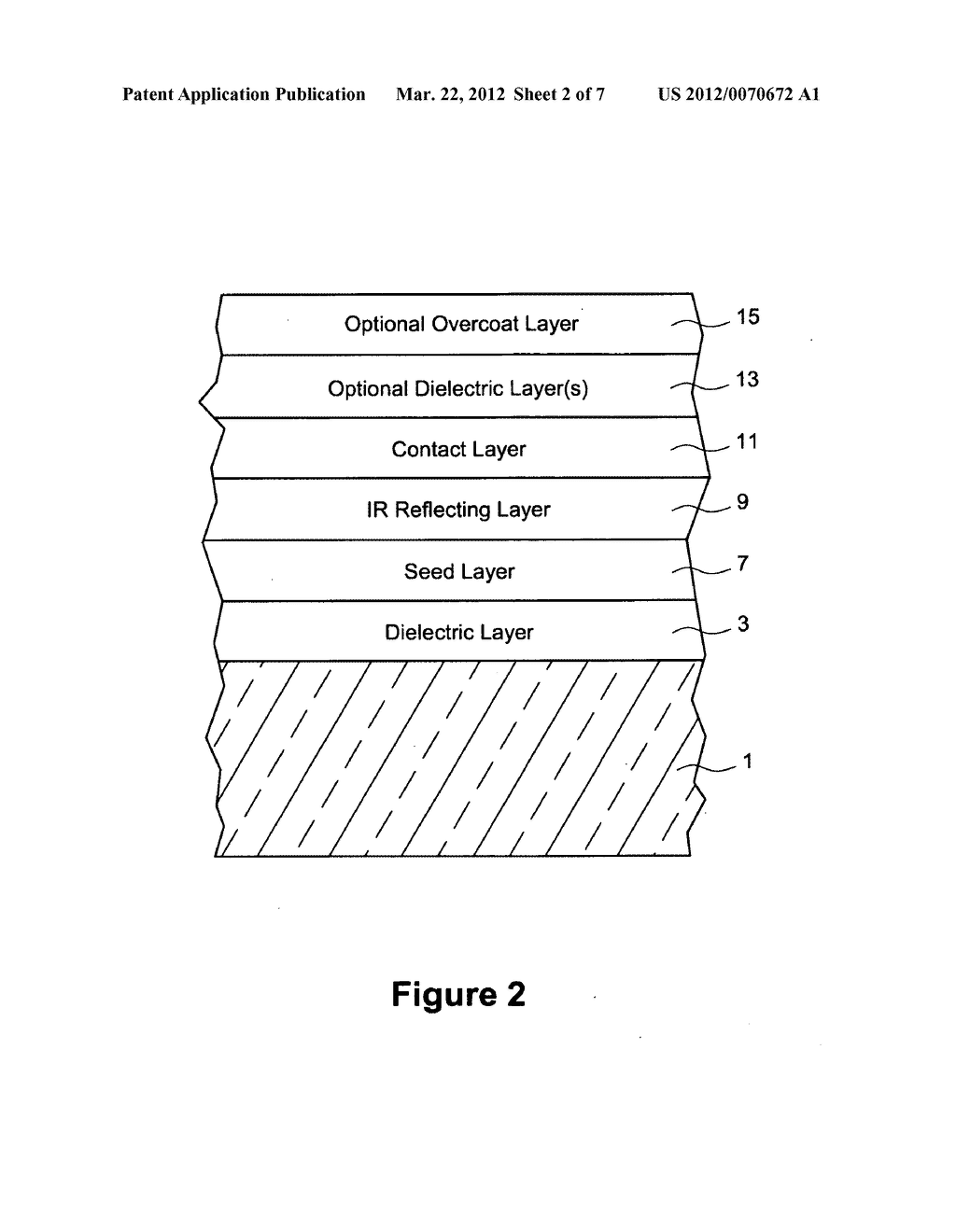 Coated article having boron doped zinc oxide based seed layer with     enhanced durability under functional layer and method of making the same - diagram, schematic, and image 03