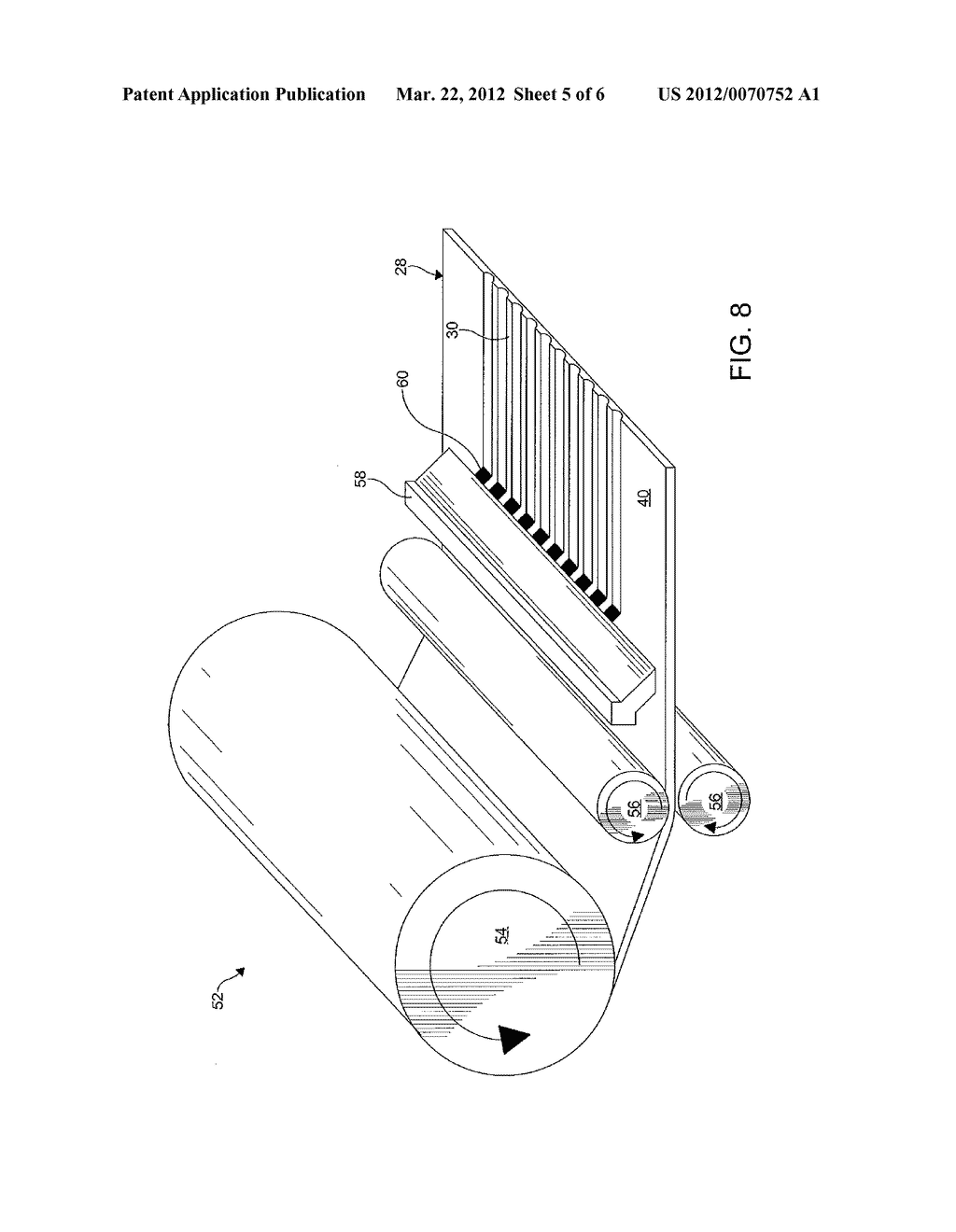 METHOD FOR FORMING CHANNELS ON DIFFUSION MEDIA FOR A MEMBRANE HUMIDIFIER - diagram, schematic, and image 06