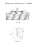 SYSTEM, METHOD AND APPARATUS FOR FABRICATING A C-APERTURE OR E-ANTENNA     PLASMONIC NEAR FIELD SOURCE FOR THERMAL ASSISTED RECORDING APPLICATIONS diagram and image