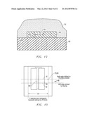 SYSTEM, METHOD AND APPARATUS FOR FABRICATING A C-APERTURE OR E-ANTENNA     PLASMONIC NEAR FIELD SOURCE FOR THERMAL ASSISTED RECORDING APPLICATIONS diagram and image