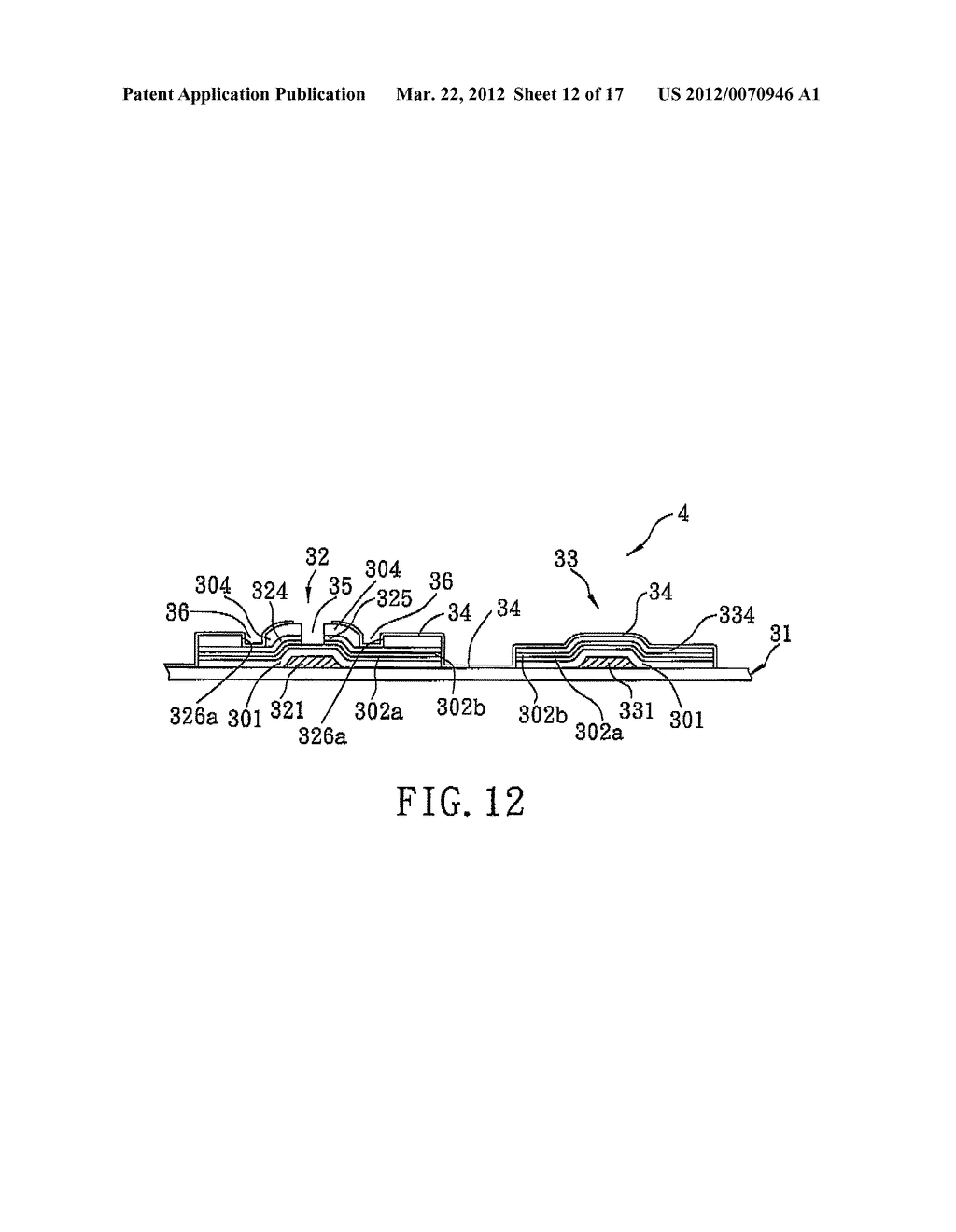 METHOD FOR FABRICATING A THIN FILM TRANSISTOR SUBSTRATE - diagram, schematic, and image 13