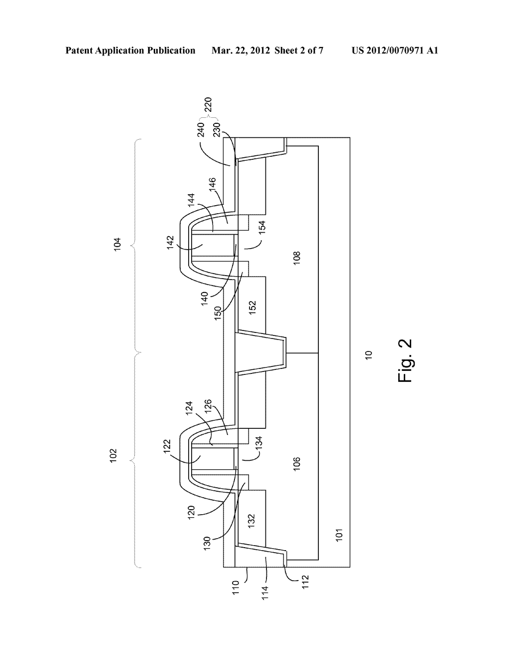 METHOD FOR FABRICATING SEMICONDUCTOR DEVICES USING STRESS ENGINEERING - diagram, schematic, and image 03