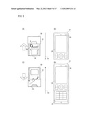 MOBILE TERMINAL AND SLIDE CONTROLLING PROGRAM diagram and image