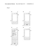 MOBILE TERMINAL AND SLIDE CONTROLLING PROGRAM diagram and image