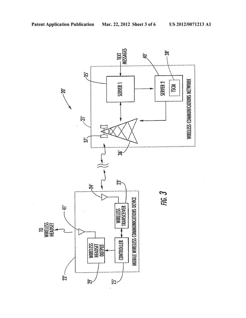 COMMUNICATIONS SYSTEM PROVIDING AUTOMATIC TEXT-TO-SPEECH CONVERSION     FEATURES AND RELATED METHODS - diagram, schematic, and image 04