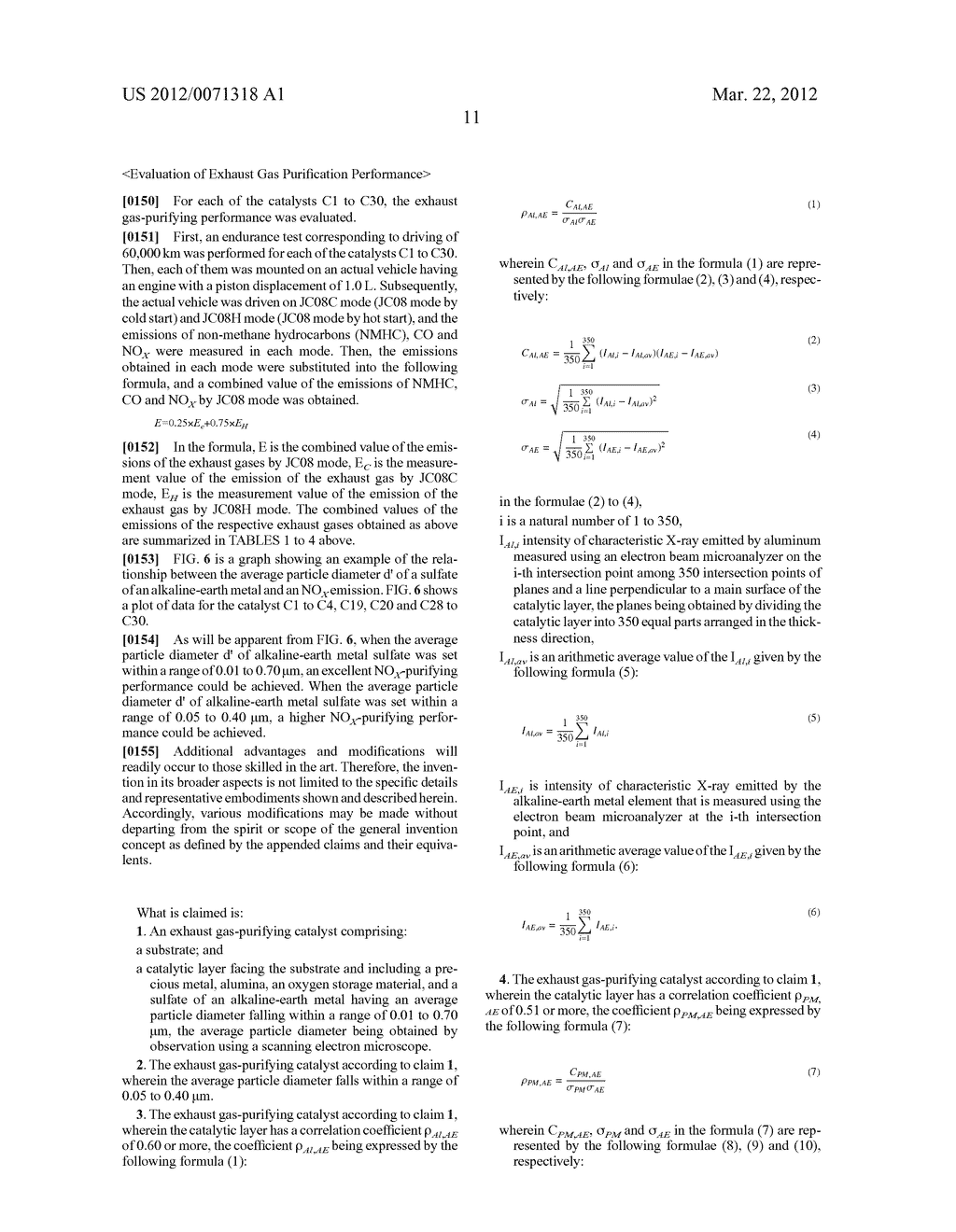 EXHAUST GAS-PURIFYING CATALYST - diagram, schematic, and image 15