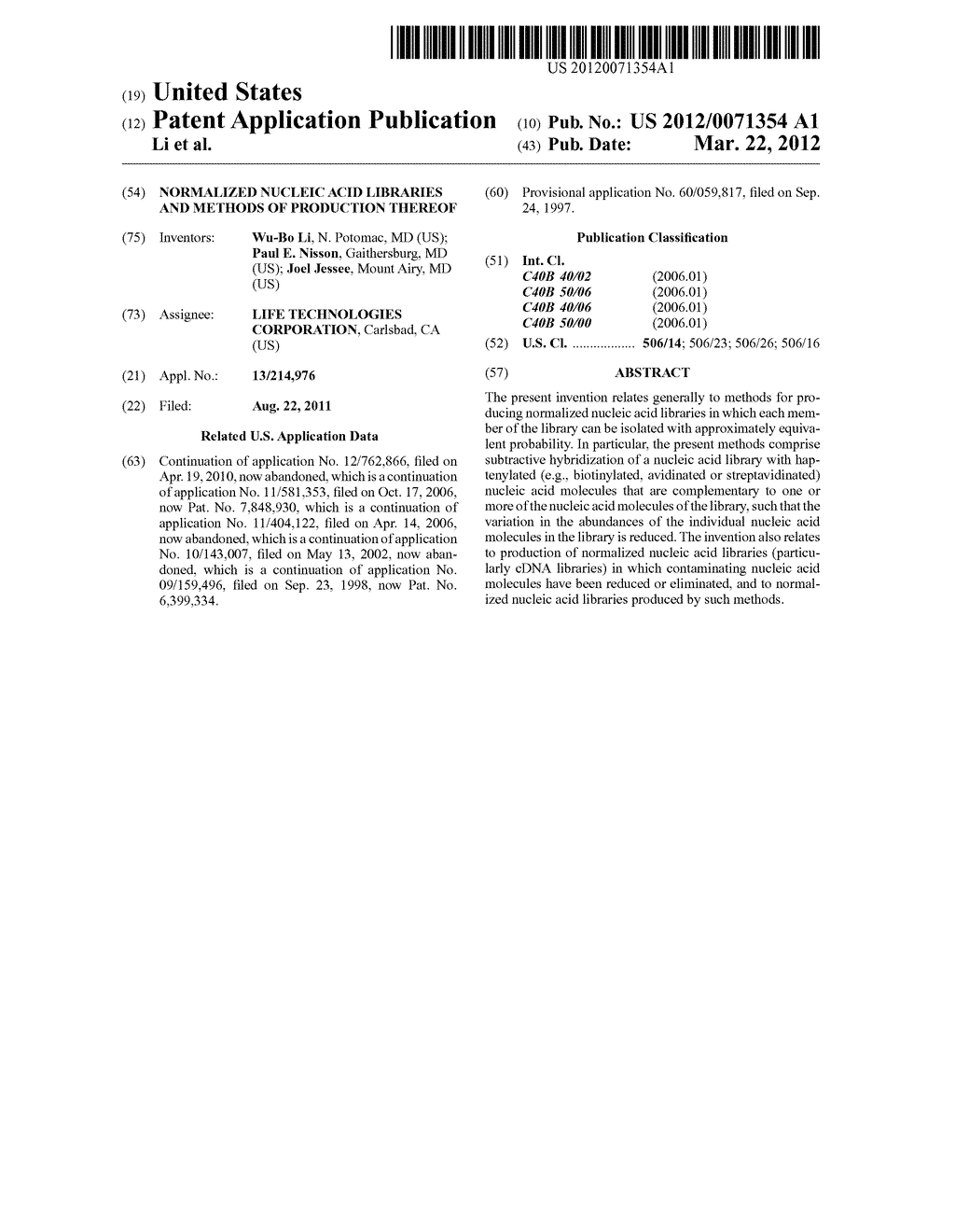 NORMALIZED NUCLEIC ACID LIBRARIES AND METHODS OF PRODUCTION THEREOF - diagram, schematic, and image 01