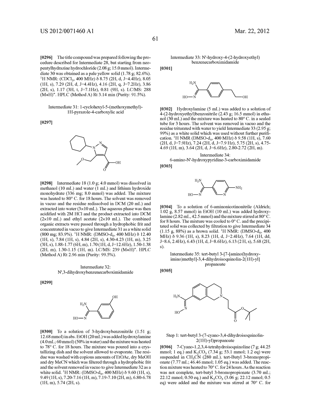 PYRAZOLE OXADIAZOLE DERIVATIVES AS S1P1 AGONISTS - diagram, schematic, and image 62