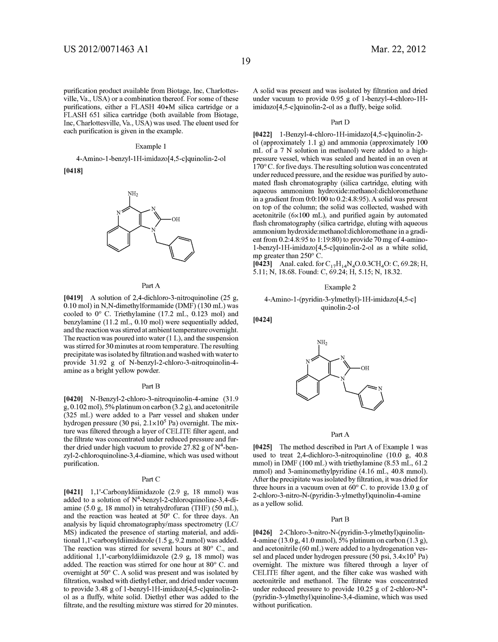 HYDROXY AND ALKOXY SUBSTITUTED 1H-IMIDAZOQUINOLINES AND METHODS - diagram, schematic, and image 20