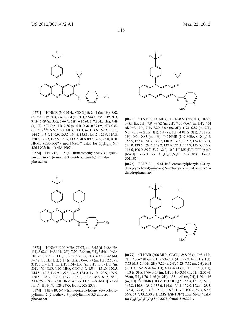 RIMINOPHENAZINES WITH 2-(HETEROARYL)AMINO SUBSTITUENTS AND THEIR     ANTI-MICROBIAL ACTIVITY - diagram, schematic, and image 117