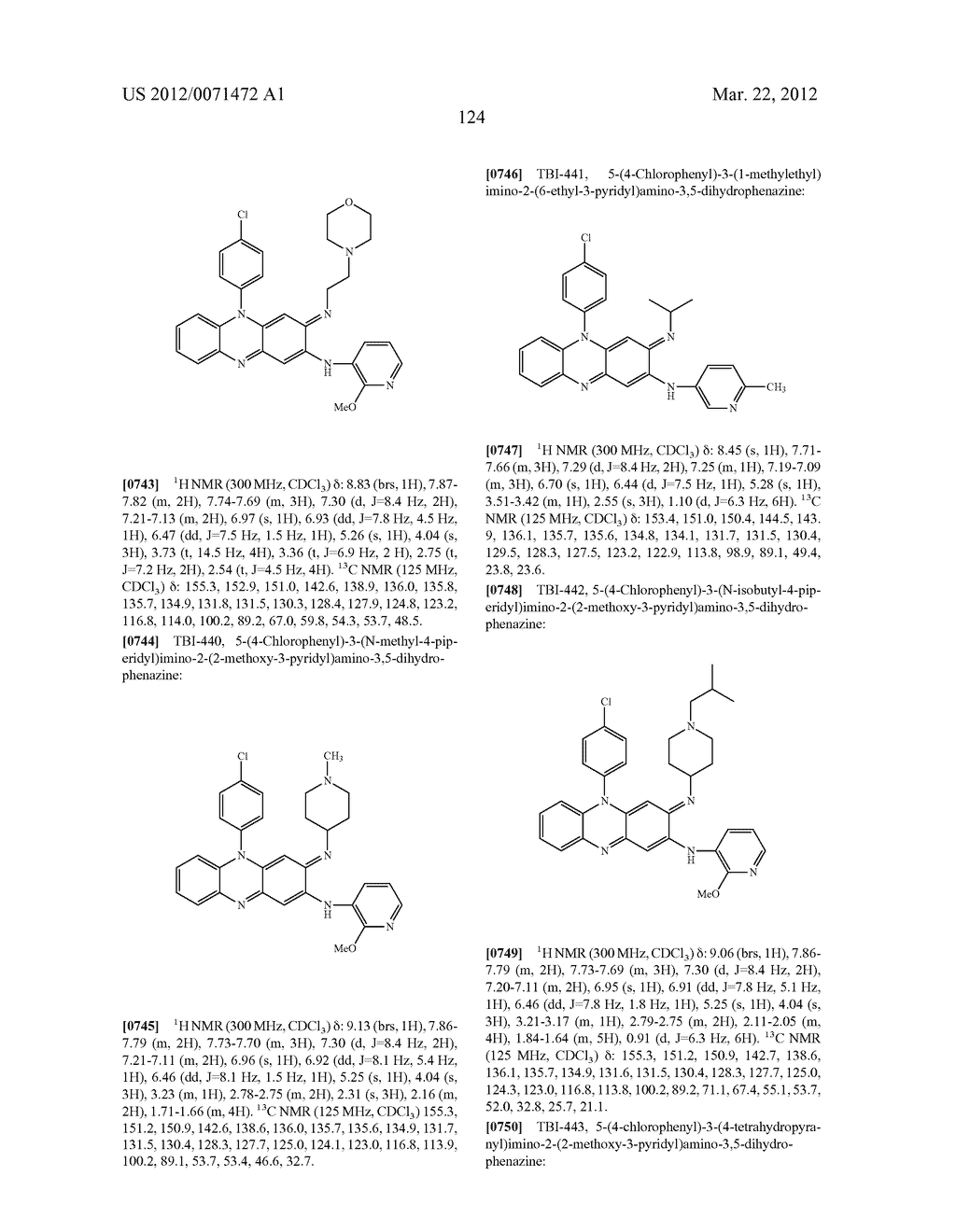 RIMINOPHENAZINES WITH 2-(HETEROARYL)AMINO SUBSTITUENTS AND THEIR     ANTI-MICROBIAL ACTIVITY - diagram, schematic, and image 126