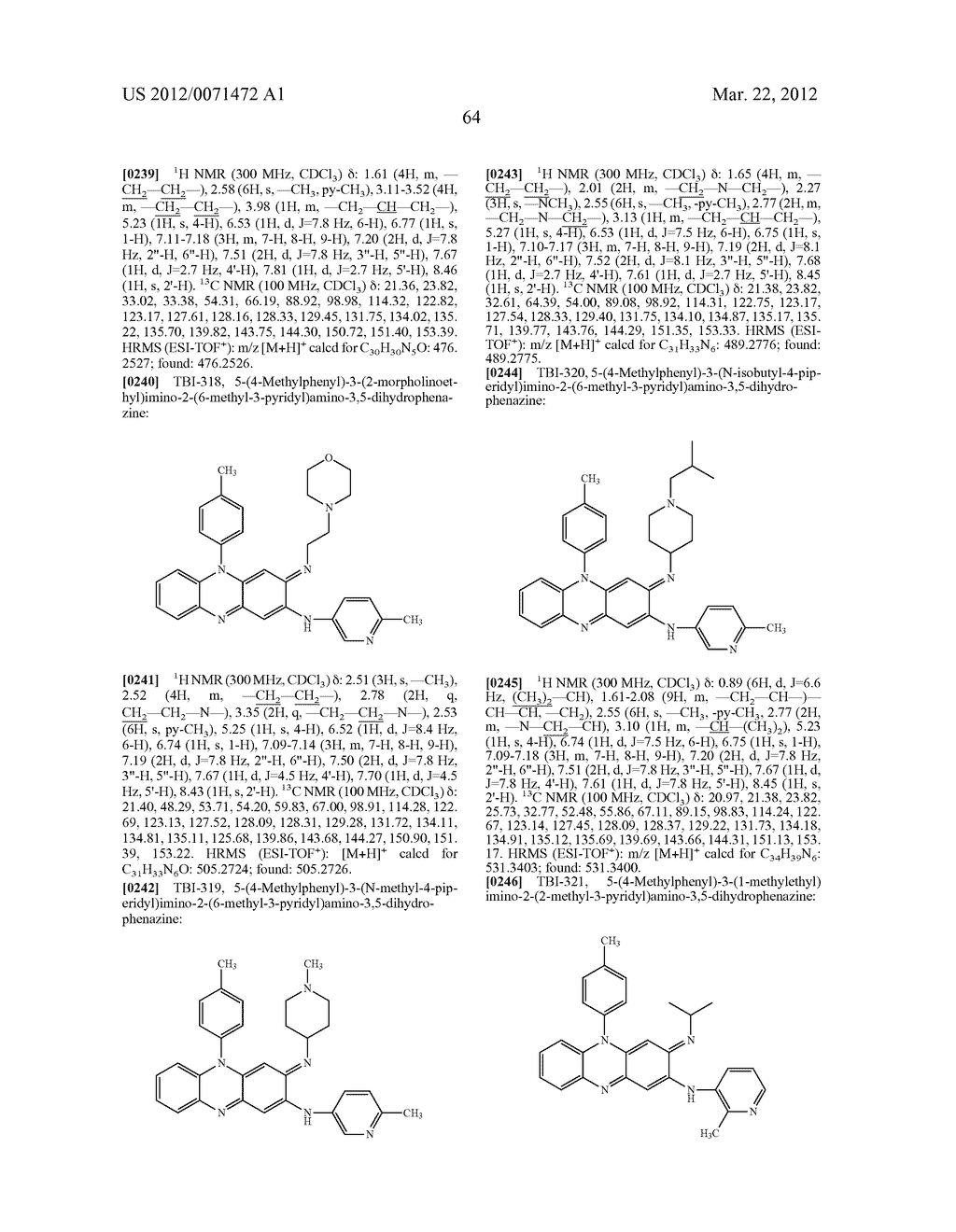 RIMINOPHENAZINES WITH 2-(HETEROARYL)AMINO SUBSTITUENTS AND THEIR     ANTI-MICROBIAL ACTIVITY - diagram, schematic, and image 66