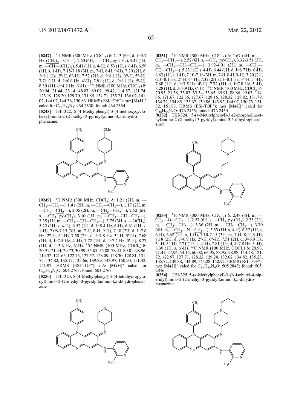 RIMINOPHENAZINES WITH 2-(HETEROARYL)AMINO SUBSTITUENTS AND THEIR     ANTI-MICROBIAL ACTIVITY - diagram, schematic, and image 67